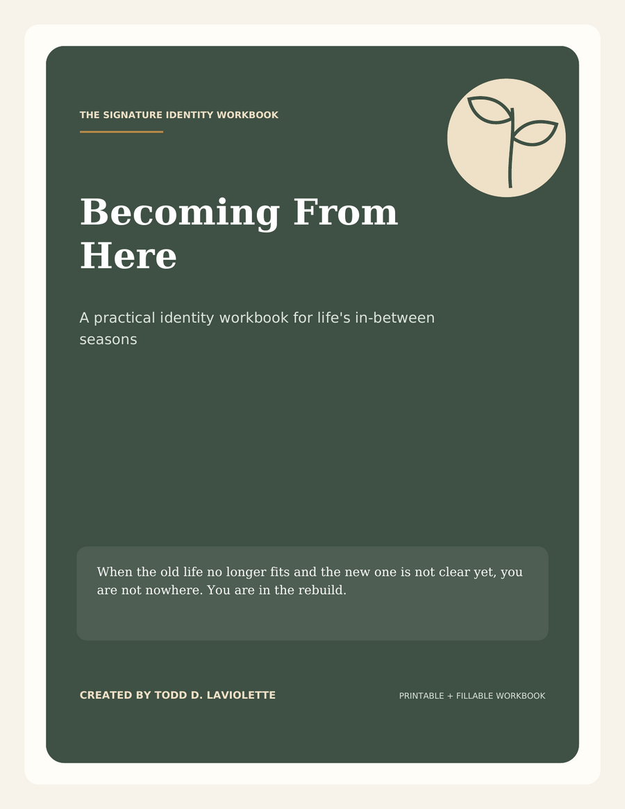 Becoming From Here: Identity Workbook PDF